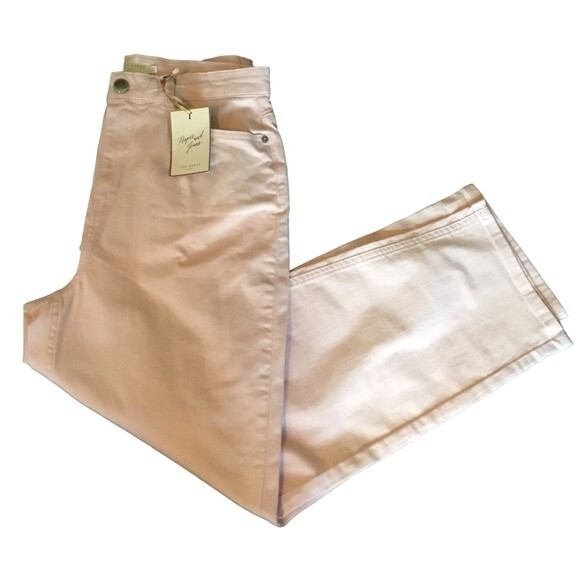 Ted Baker Lemin Pink High Waisted Straight Leg Ankle Jeans. NWT. Size 30 - Picture 8 of 12